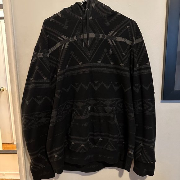 Polo Ralph Lauren Aztec Pullover Hoodie Men's XL - Picture 1 of 3